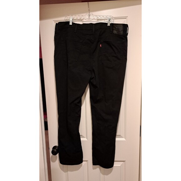 Levi’s 541 Straight Fit Black Stretch Denim Jeans Men’s Size 42x32 - Picture 3 of 15